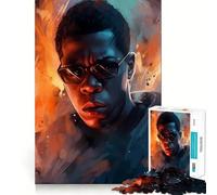 Jay Z Rapper Craft Jigsaw Puzzles for Adults 1000 Piece Mindful Game Clean Cut Happy Challenge Birthday Present (50x75cm)