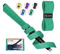JAYA Golf Grip Wrapping Tapes, Innovative Regripping Solution for Golf Club Grips, 15 Pack Tacky PU Overgrip Tapes, Options of 5 Colors, Enjoy a Fresh New Grip Experience, Green