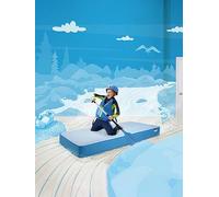 Jay-Be Simply Kids Single Anti-Microbial Waterproof Sprung Mattress - Blue - Wilko