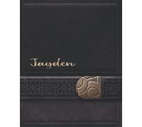 JAYDEN JOURNAL GIFTS: Novelty Personalized Present With Customized Name On The Cover (Jayden Notebook)