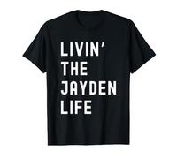 Jayden Living The Jayden Life Name Value Graphic T-Shirt