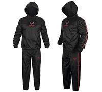 Jayefo Heavy Duty Sauna Suit - Anti-Rip Sweat Suits for Weight Loss for Men & Women with Hood, Waterproof Full Body Waist Trainer for Fitness, Gym & Running, Suit Shaper & Heat Trapping Suit | 6XL