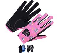 Jayefo Horse Riding Gloves Kids - Multi Purpose Lightweight Childs Riding Gloves for Boys & Girls, Non Slip Equestrian Gloves Breathable Stretched Sweat Absorbent Fit for All Seasons | (12-14 Years)