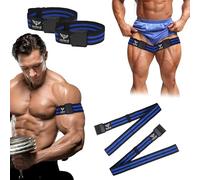 Jayefo Sports Muscle Blaster Blood Flow Restriction Bands Occlusion Straps Biceps Builder Weightlifting Powerlifting Fitness Training Gym 4 Pack