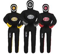 Jayefo Tonjon MMA Grappling Dummies - Jiu Jitsu Dummy for Punch Boxing & Kickboxing, Boxing Dummy for Martial Arts Karate Training, Freestanding Punching Bag for Kickboxing | Unfilled 6ft (Grey/Black)