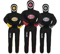 Jayefo Tonjon MMA Grappling Dummies - Jiu Jitsu Dummy for Punch Boxing & Kickboxing, Boxing Dummy for Martial Arts Karate Training, Freestanding Punching Bag for Kickboxing | Unfilled 6 Ft (Black/Red)