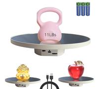JAYEGT - Motorized Rotating Display Stand, Load 10"/12 lbs, Mirror Cover, 360 Degree Electric Turntable, Rotating Cup Display Stand, Products