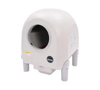 JAYEUW Self Cleaning Cat Litter Box Smart Cat Litter Box Automatic Cat Litter Tray APP Control Anti-Pinch Odor Removal Touch Panel Ambient Light Large 68L Body Capacity 51.5 * 55.1 * 56.7cm