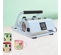 JAYEUW Tumbler Heat Press Machine Mug Sublimation Press Cup Hot Press for 11oz-30oz Sublimation Ceramic Mugs 500W Blank Skinny Tumbler Glass Mug Press Heater Adjustable Time&Temperature 32*35*23cm