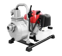 JAYEUW Water Transfer Pump 2-Stroke Waterpump Gasoline Water Pump 1.25KW 1.7HP 43cc Portable Garden Pump 10m³/h Max. Lift 30m Petrol Water-Pump for Tank Filling, Irrigation