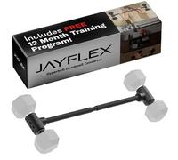 Jayflex Hyperbell Bar - Convert Dumbbells Into Barbell, Compact Home Gym, 200 lb Capacity