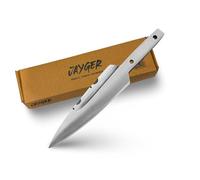 Jayger Handmade Carbon Steel Sgian Dubh Blank Blade - Heat Treated & Sharp - Authentic Scottish Craftsmanship - DIY Knife Making Supply - Forged Highland Blade for Custom Handle (C6)