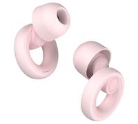 JAYINE Ear Plugs for Sleep, Reusable Soft Silicone Earplugs Hearing Protection, 30dB Noise Cancelling Ear Plugs for Sleeping, Work, Study or Travel - Ear Tips in XS/S/M/L - Pink