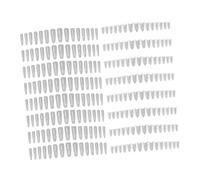 JAYIOLA 240 Pieces Fingernail Tips Nail Extension Form Manicure Tool Soft PP Material Sandwich Structure for Home Use DIY Art, Oval