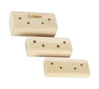 JAYIOLA 3x Wooden Climbing Holds for Pulling Up The Fingerboard with Screws