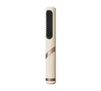 JAYIOLA Cordless Hair Smooth Wearable Hair Smoothes Iron Heating Hot Comb for Salon, yellow