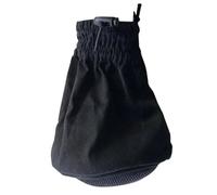 JAYIOLA Curly Hair Blow Dryer Diffuser Sock for Travel Use with Elastic Band, Black Mesh