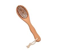 JAYIOLA Dry Bath Body Brush Back Scrubber and Short Handle Portable with Massage Nubs