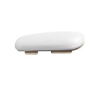 JAYIOLA Faux Leather Manicure Arm Rest Foldable Nail Art Accessory, white