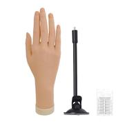 JAYIOLA Flexible Nail Practice Hand Model for Salon Use and Jewelry Presentation, Right Hand