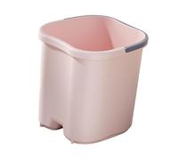 JAYIOLA Foot Bath Tub, Feet SPA for Household Dorm Relaxation, Convenient with Handle, Adults Sturdy Deep Basin Foot Washing Bucket, pink