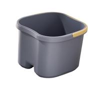 JAYIOLA Foot Bath Tub Soaking Tub 31x24x24cm Lightweight Women Men Relaxation for Household Dorm Sturdy with Handle Feet Bathing, blue