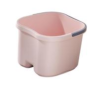 JAYIOLA Foot Bath Tub Soaking Tub 31x24x24cm Lightweight Women Men Relaxation for Household Dorm Sturdy with Handle Feet Bathing, pink