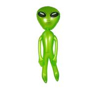 JAYIOLA Inflatable Alien Balloon Funny Inflatable Toys Alien Figures Accessories Inflatable Doll Adult Kid Toy for Festival, Green