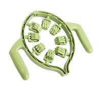 JAYIOLA Leg Massager Fascia Roller with 8 Wheels Cellulite Massager Muscle Massager Manual Portable Made of PP Material for Deep Massage for Sports Recovery, Green