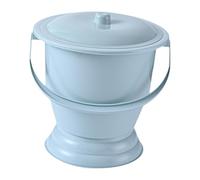JAYIOLA Lidded Spittoon for Home Use, Portable Urinal Bucket for All Ages, Blue
