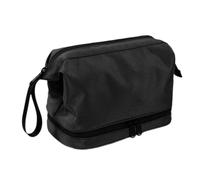 JAYIOLA Male Toiletry Bag Shaving Bag Waterproof Accessories Travel Organizer Hanging Clutch Bag Father's Day Gift Business Trip, Black