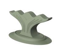 JAYIOLA Manicure Finger Rest, Finger Holder, Nail Art Accessory, Compact Silicone for Finger Exercises, Comfortable Drawing, Lightweight And Portable, Green