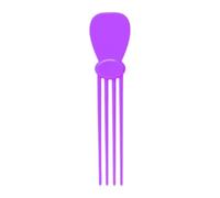 JAYIOLA Massage Comb As A Gua Sha Massage Tool And Scalp Scraping Comb. Professional Hand Massager with A Smooth Surface for Travel And Fitness Studio, Purple
