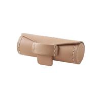 JAYIOLA Mini Lipstick Bag Lipstick Case Storage Bag Lip Care Pouch PU Practical Minimalist for Women Office Going Out, apricot