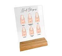 JAYIOLA Nail Art Display Stand DIY Fashion Design Nail Art Tool Display Polish Board