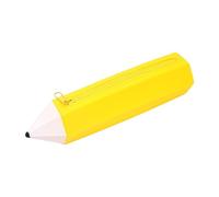 JAYIOLA Pencil Case, Pencil Bag, Pencil Case, Pencil Box and Organizer in A Funny Pen Shape with A Practical Zipper for Children and Adults in The Office Or, Yellow