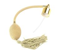 JAYIOLA Perfume Atomizer Spray Head Replacement Nozzle Pump Atomizer with An Elegant Long Tassel Made of PP Webbing for Women on Travel And at Home, Gold