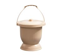 JAYIOLA Pot of Urinal Handpie Spitting with A Portable Lid Household Woman, Khaki L