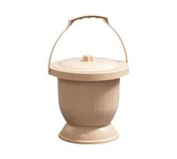 JAYIOLA Pot of Urinal Handpie Spitting with A Portable Lid Household Woman, Khaki S