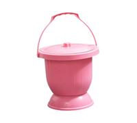 JAYIOLA Pot of Urinal Handpie Spitting with A Portable Lid Household Woman, Pink L