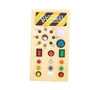 JAYIOLA Switch Busy Board, Valentine's Day Gifts for Kids, Portable Sensory Board, Activity Board, Baby Travel Toys, for Travel, No Screwdriver