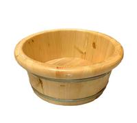 JAYIOLA Wood Foot Bath Pedicure Comfortable Foot Soak Tub for Home Use Travel Sauna