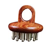 JAYIOLA Wood Scalp Massage Brush Body Sculpting Tool Head Massaging Comb Massager Tool for Full Body