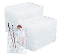 JayJos 50 Pcs Medium Bubble Wrap Pouches - 6”x8" Cushion Pocket Envelopes,Bubble Bags Sleeves, Shipping Bubble Pouch Wrap for Merchandise, Ecommerce, Retail, Glassware, Dishes