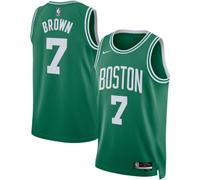 Jaylen Brown Boston Celtics NBA Kids Youth 8-20 Green Icon Edition Swingman Jersey
