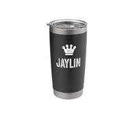 Jaylin the Queen/Crown & Name Design - Women Called Jaylin Stainless Steel Insulated Tumbler