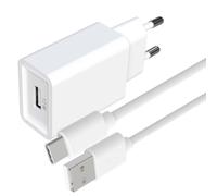 Jaym Charging Pack USB-A 2.4A Sector Charger with USB-A to USB-C Cable 1.5m
