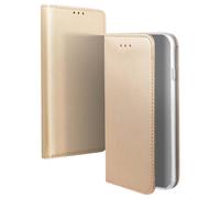 Jaym Folio Case for iPhone 13 Mini Magnetic Stand Function, Golden