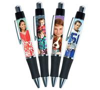 Jaymo PixPen - DIY Photo Pen - Create Your Own Personalized Pen - Insert 2.5" x 1.75" Wallet Photo or Create and Print Inserts Online - 4 Pack