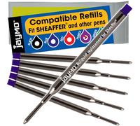 Jaymo Replacement for Sheaffer K 99335/99325 - Measures 3.75 in / 95 mm Long - Ballpoint Pen Refill - 6 Purple